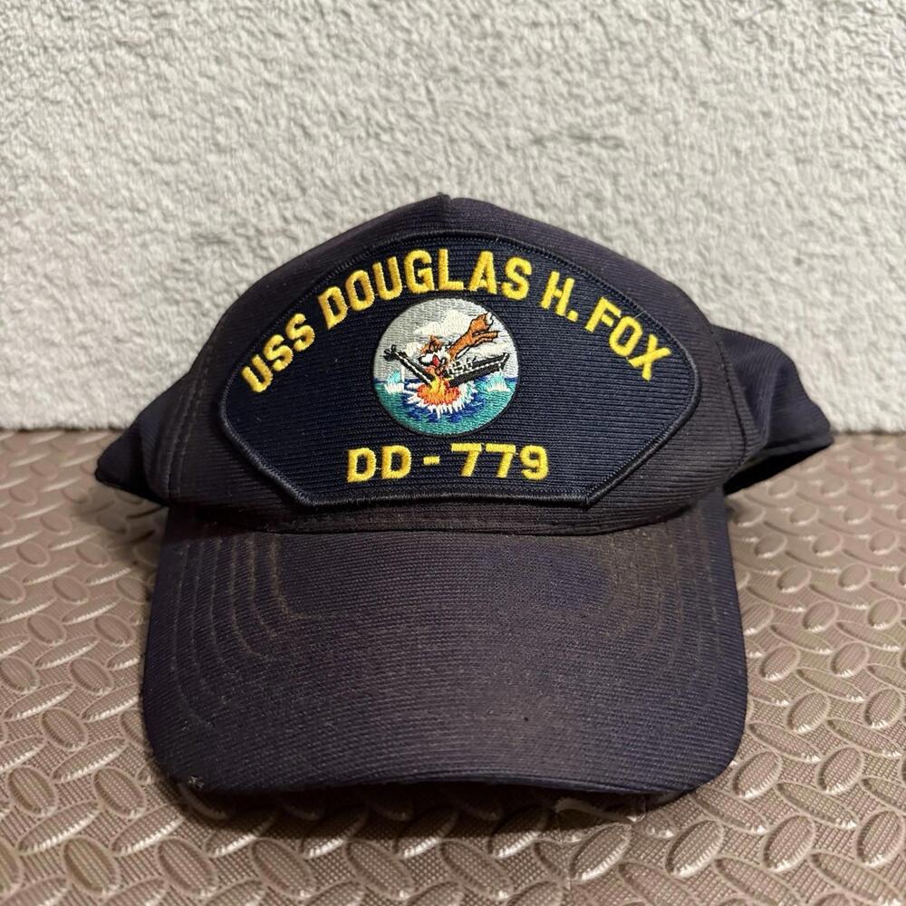 USS Douglas H Fox DD-779 Veteran Navy Cap Men's